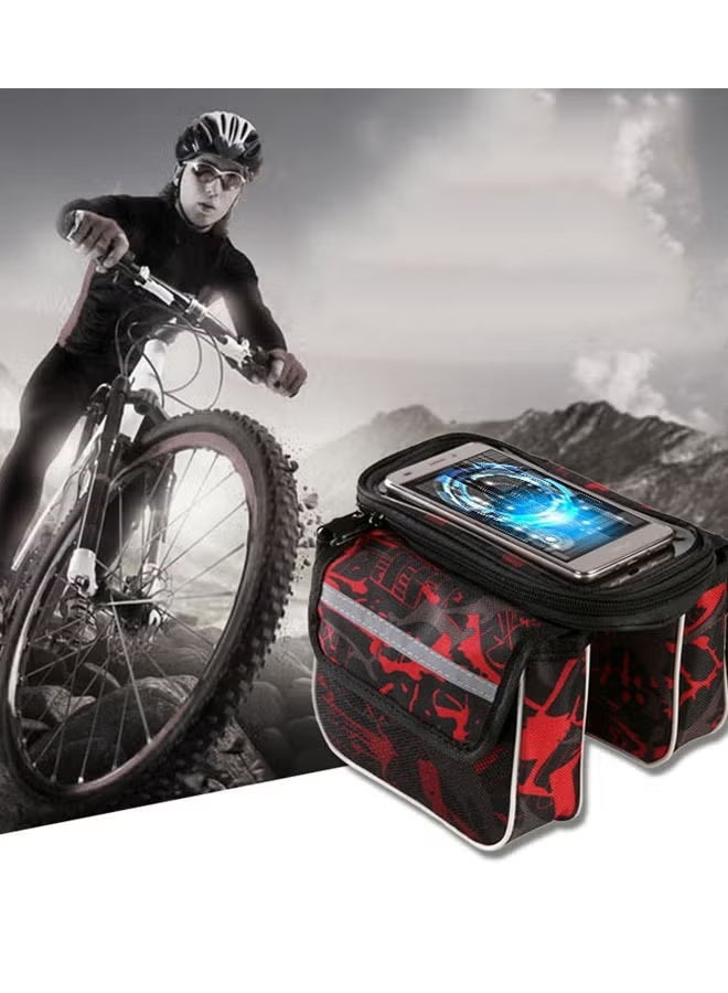 Bike Accessories Bicycle Bag Holds Cell Phone and Personal Belongings - Image 2